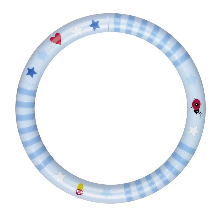 Ringrassel BabyGlück, hellblau