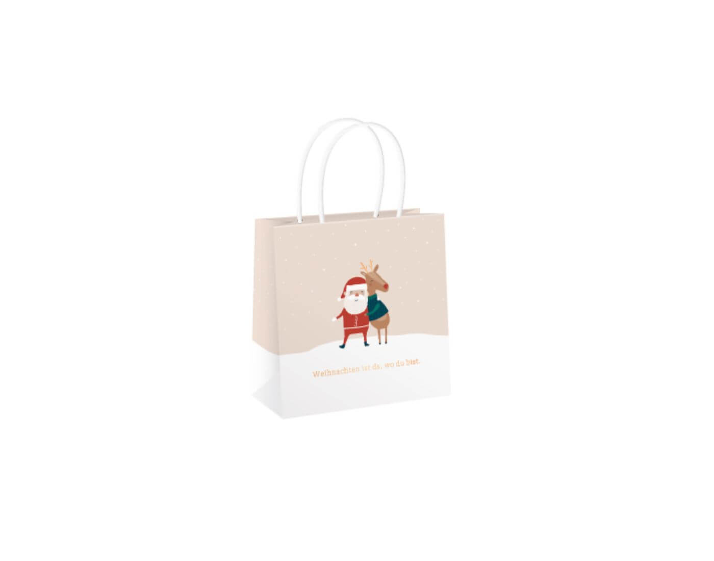 Geschenktüte klein Weihnachten Weihnachten ist da, wo du bist.