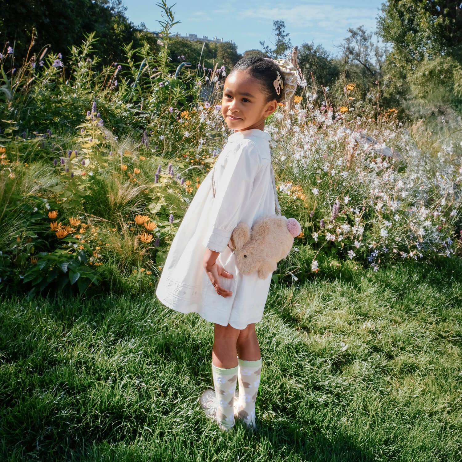 Flauschige Hasentasche