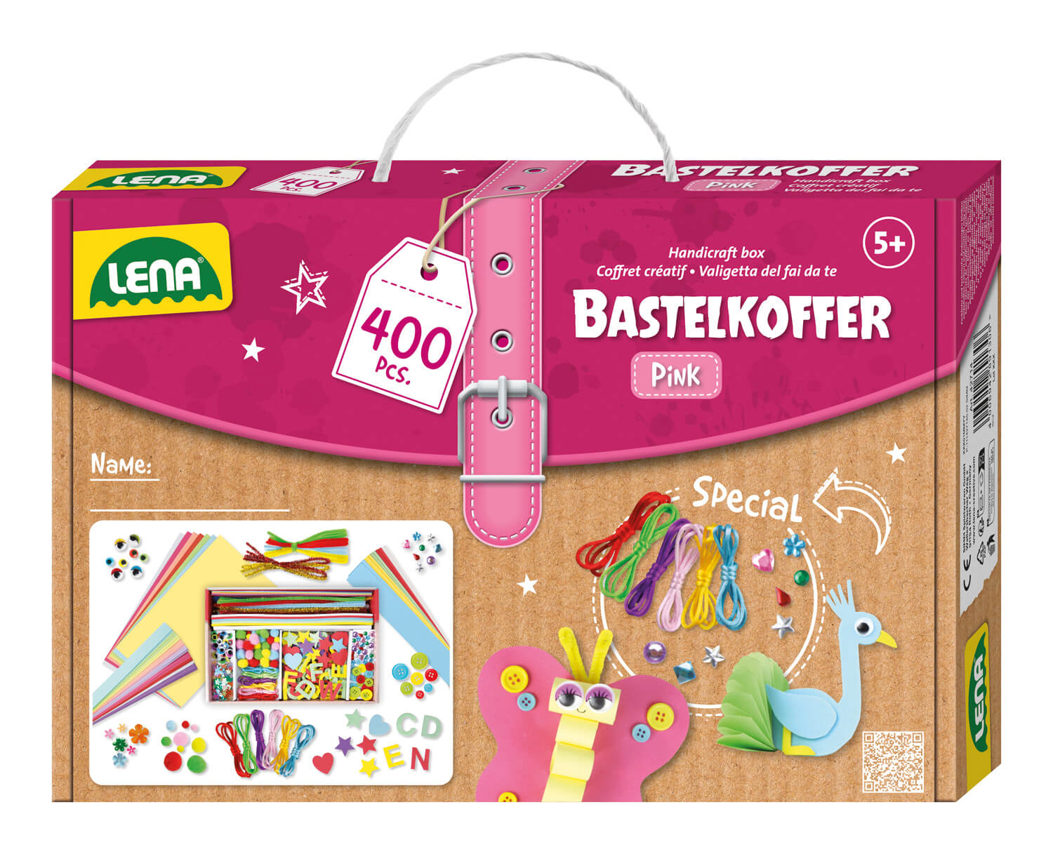Bastelkoffer pink