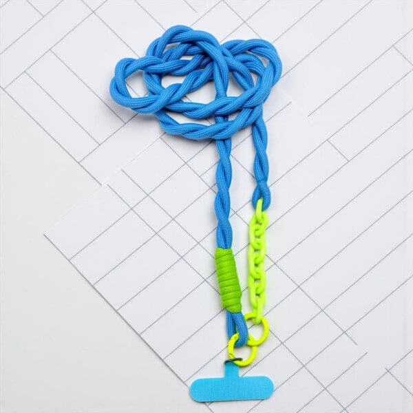 Schultergurt/ Handyband Pastel Rope Twist (einzeln)
