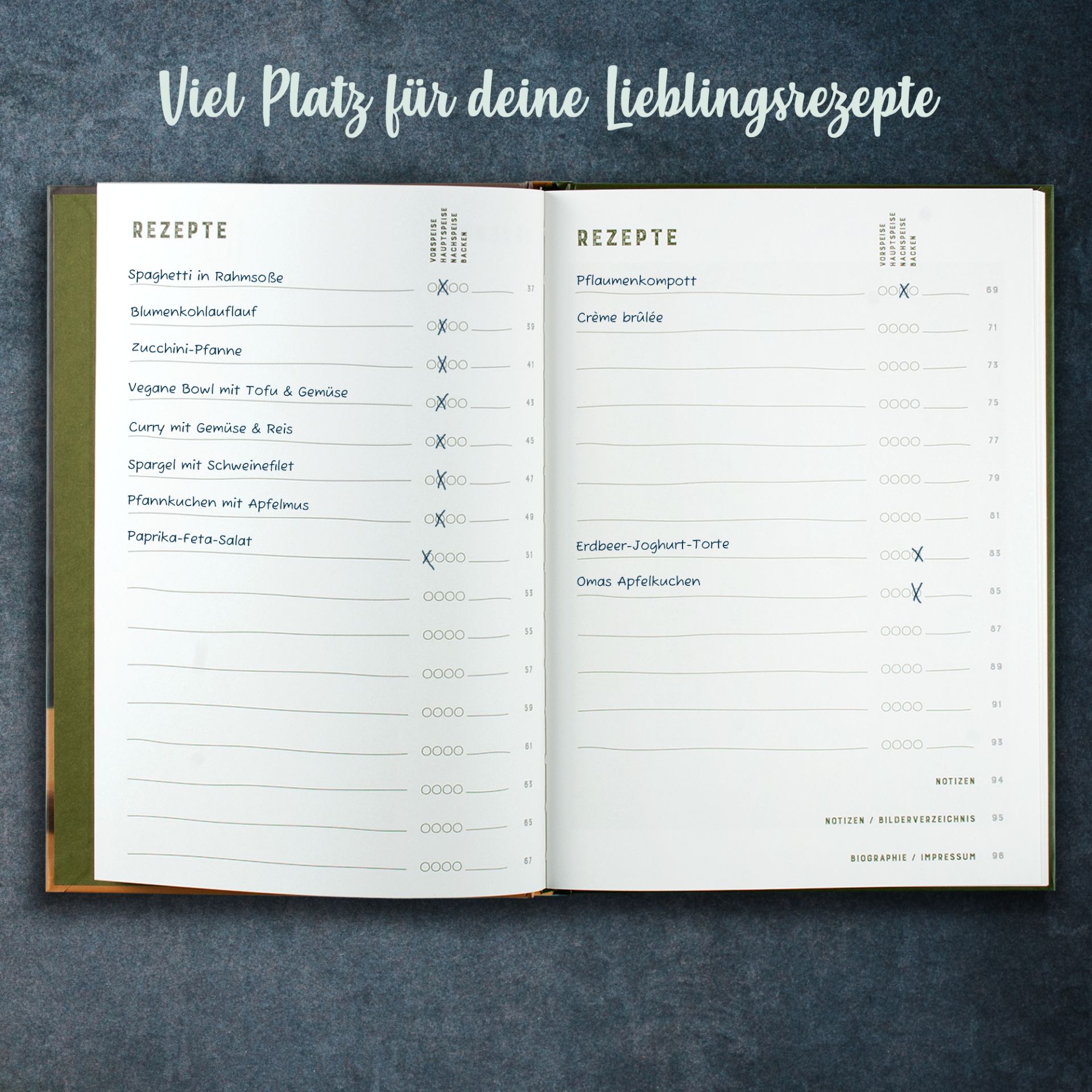 GAUMENFREUDE & AUGENSCHMAUS - Meine Rezepte