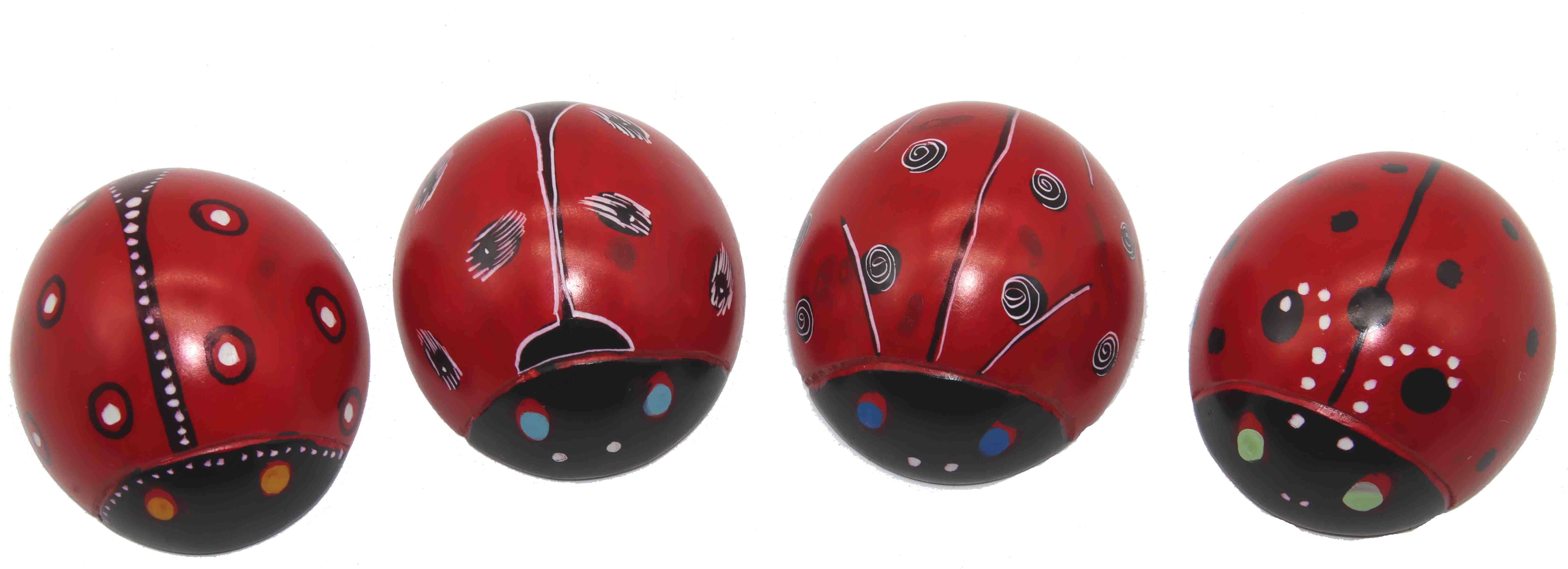 I046_1-2 Glückskäfer aus Speckstein (einzeln)