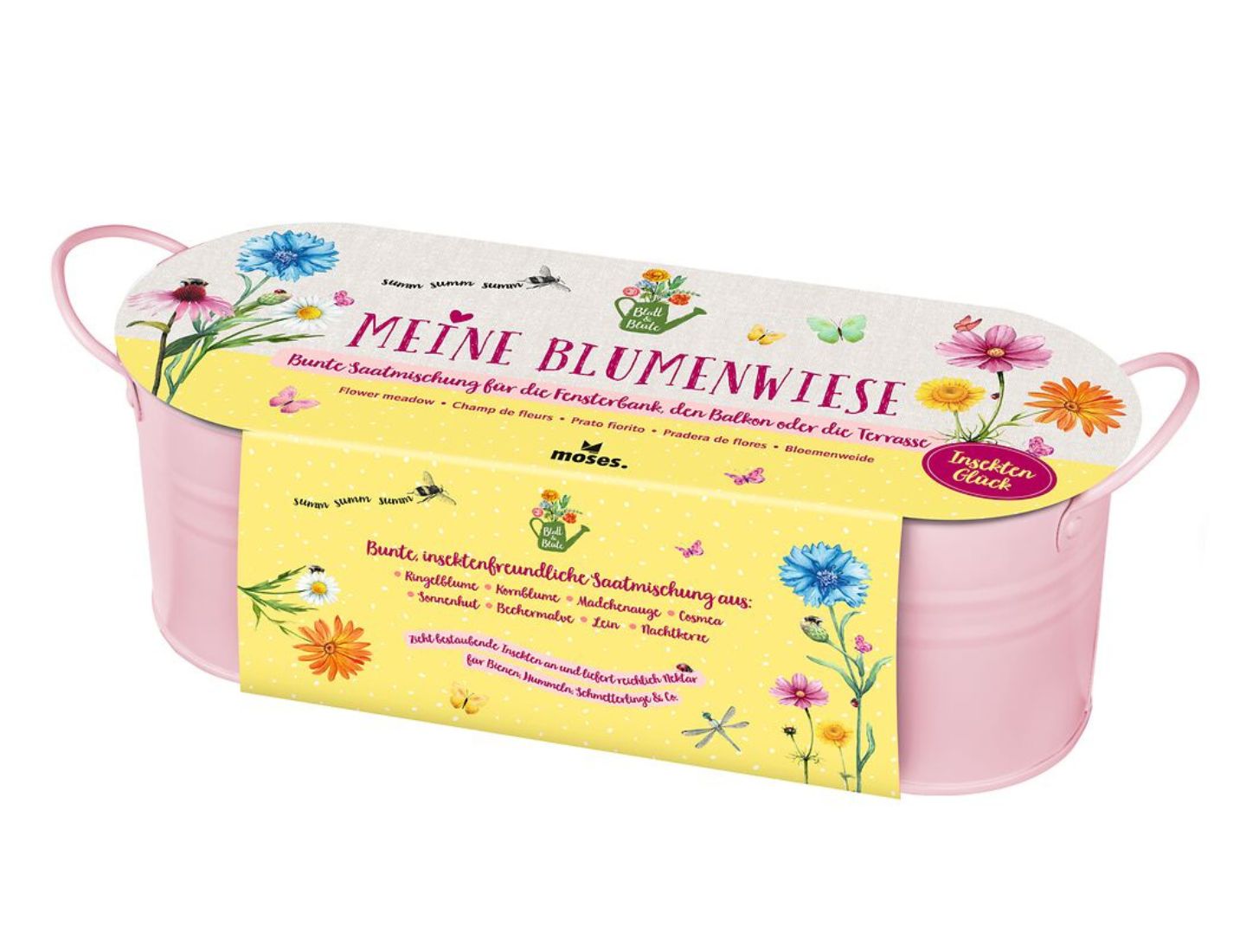 Blatt & Blüte Meine Blumenwiese Zinkwanne