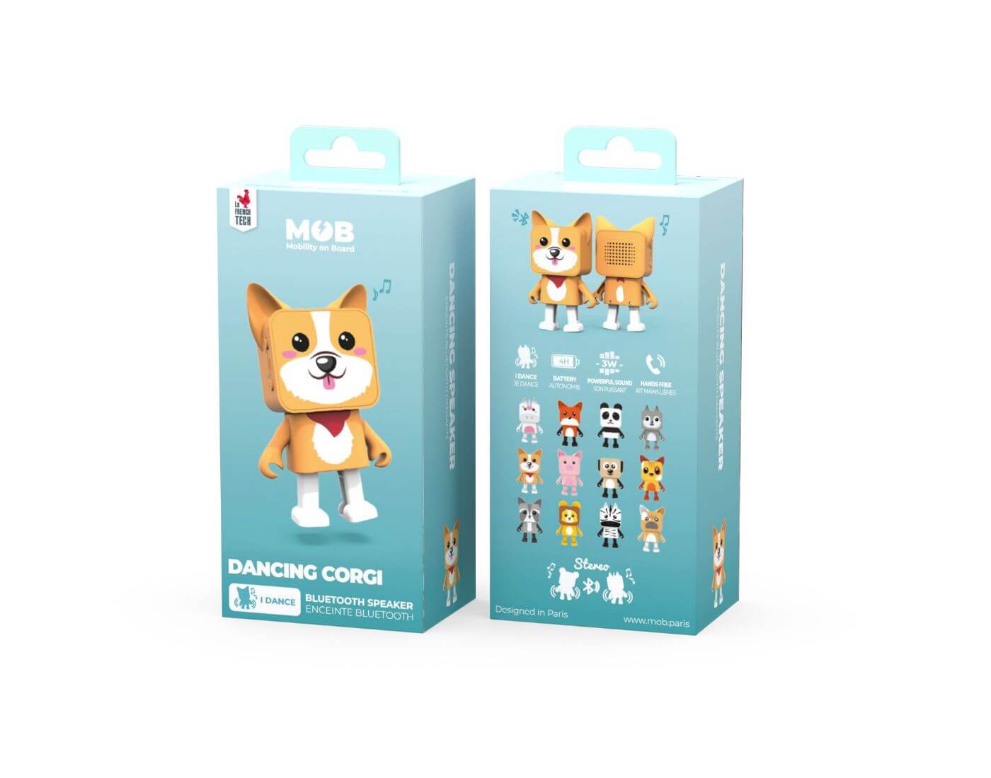 MOB Dancing Animal Speaker - Corgi