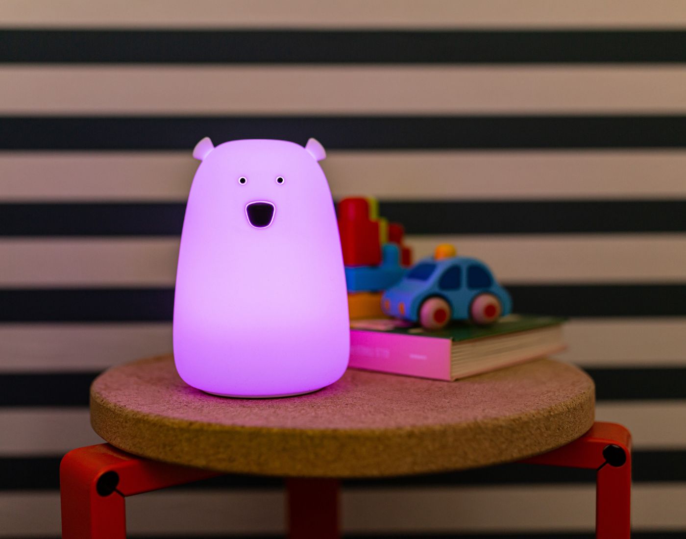 Silikon - Nachtlicht Teo Bär weiß Silikon - Nachtlicht Teo Bär weiß