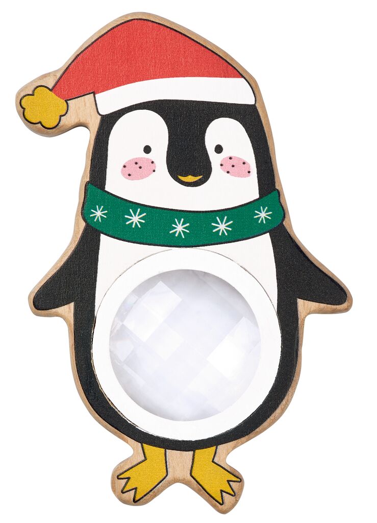 16876_Pinguin Holz-Facettenauge Weihnachtsfreunde