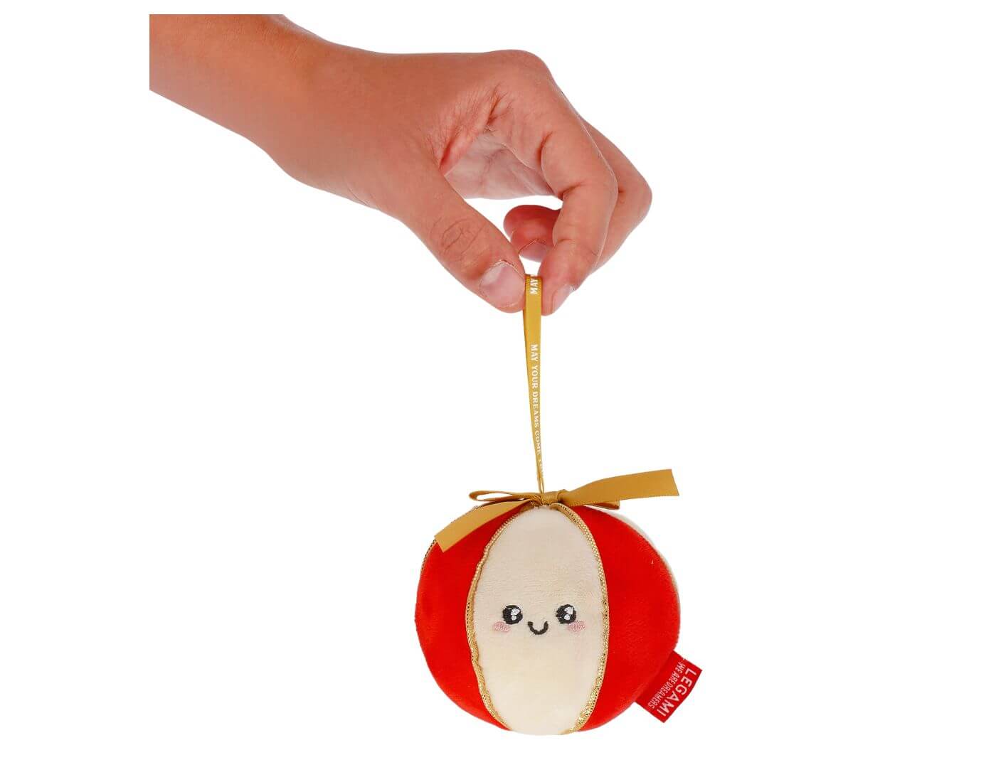 Weihnachtsdekoration aus Plüsch - Kugel - Oh-Oh-Ohrnaments