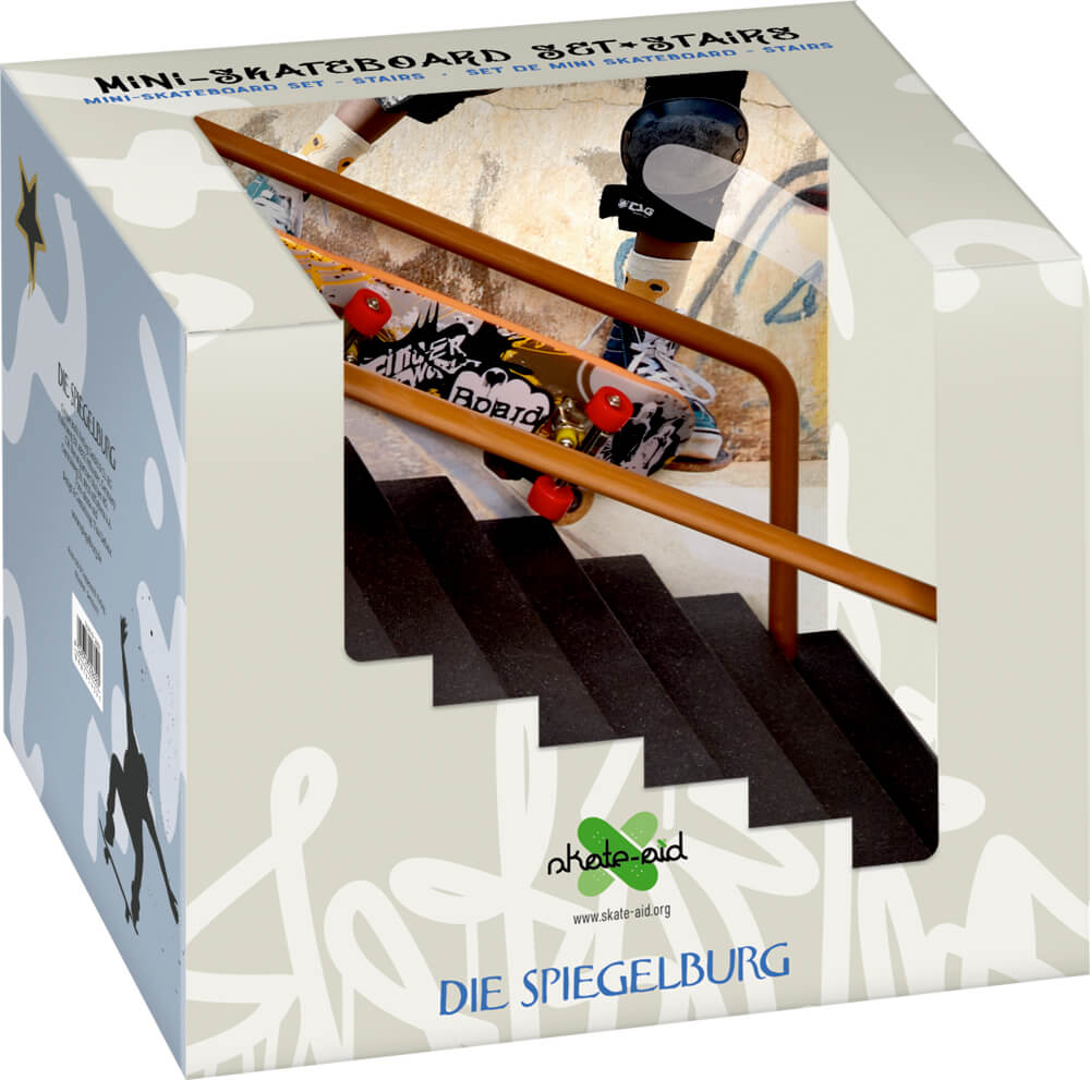 Mini-Skateboard-Set Stairs - skate-aid