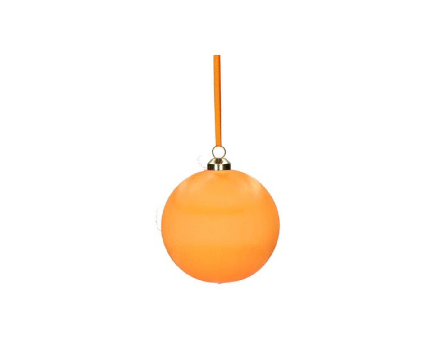 Chinois, Weihnachtskugel, 8cm, orange