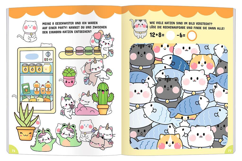 KAWAII Supersüßer Rätsel- und Malspaß KAWAII Supersüßer Rätsel- und Malspaß
