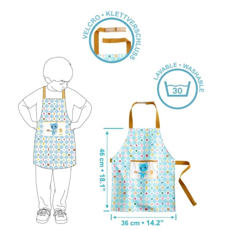 Kinderschürze Katze