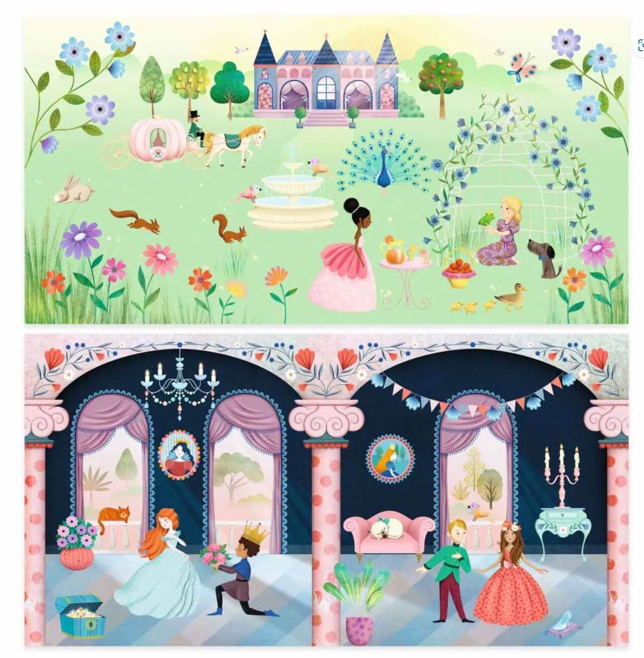 p4 Stickerbuch: Leben im Schloss