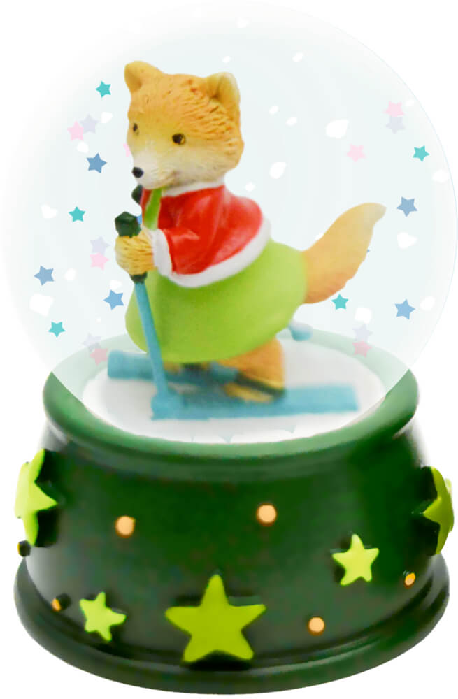 Mini-Schneekugel (Wintersport) - Wichtelzauber (einzeln)