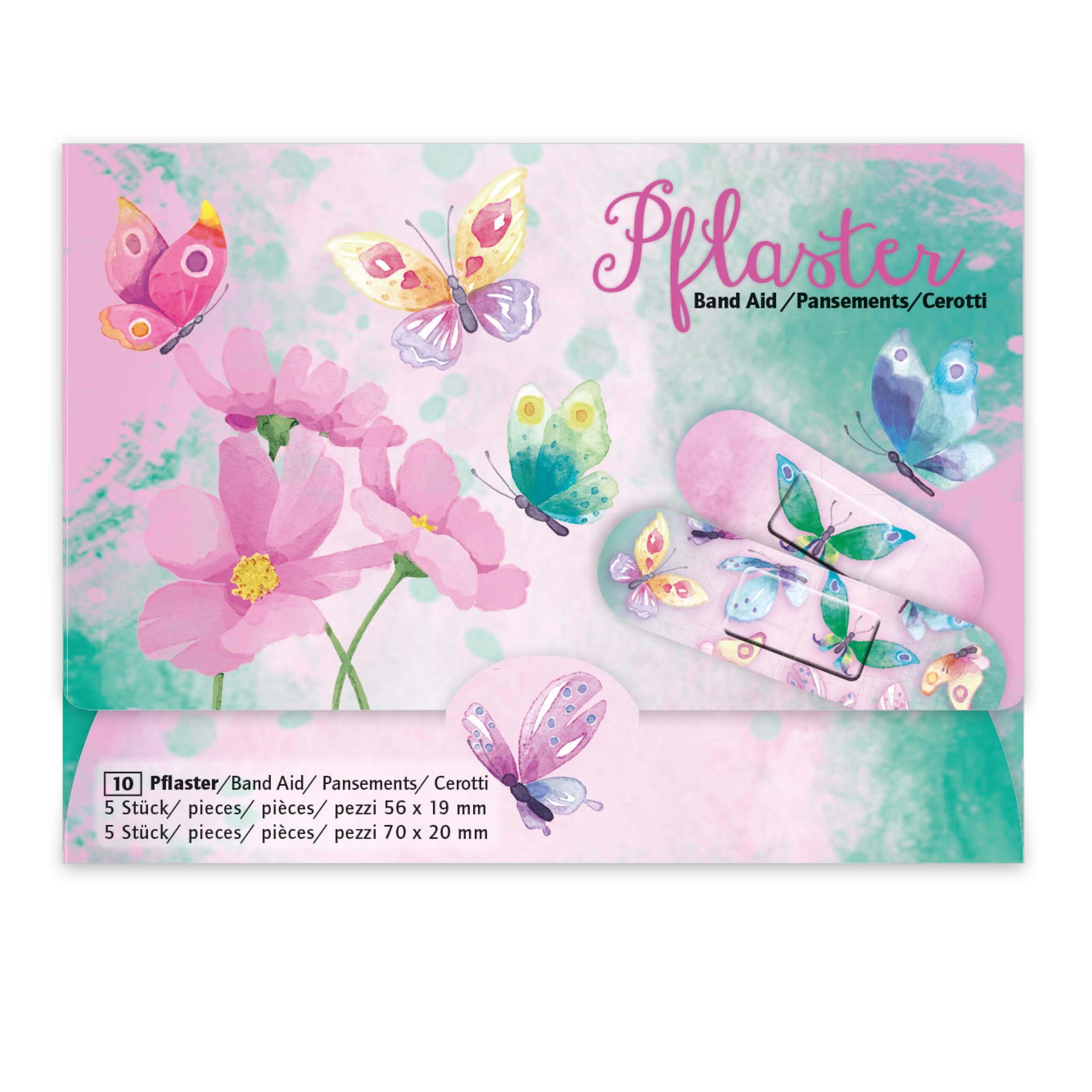14633 Pflasterbriefchen Schmetterlinge
