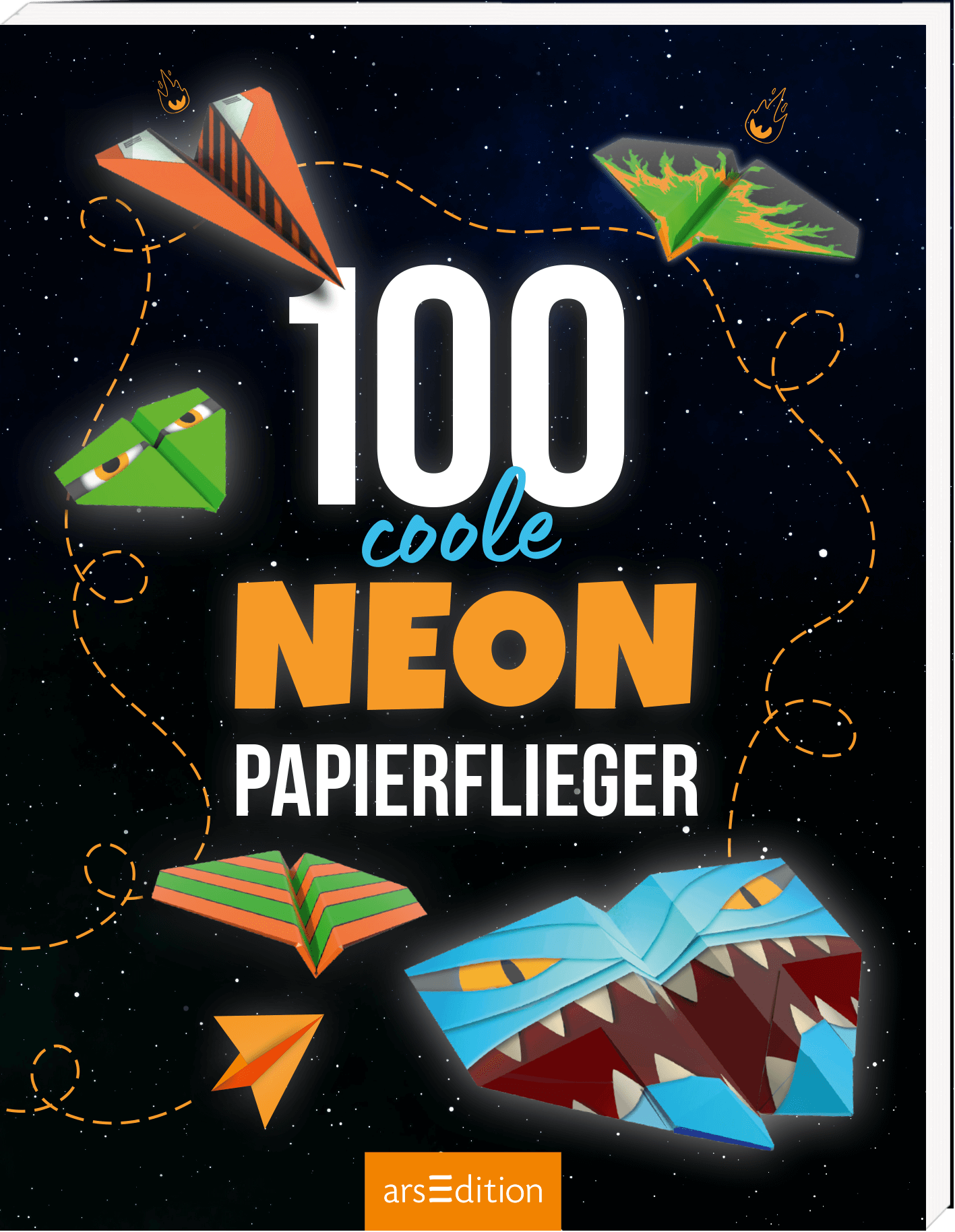 100 coole Neon-Papierflieger 100 coole Neon-Papierflieger