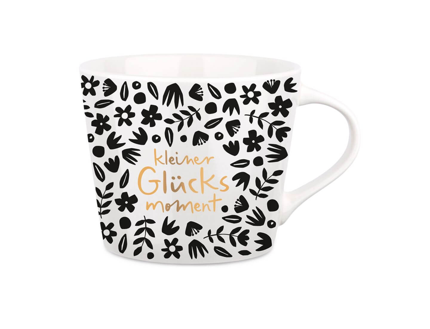 Kaffeetasse mit Veredelung kleiner Glücksmoment