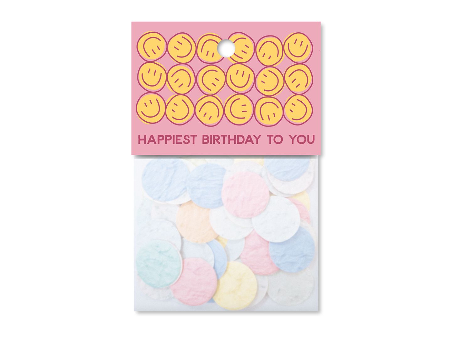 Blumenkonfetti Happiest Birthday to you