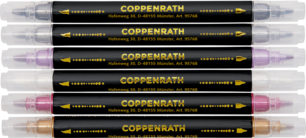 Metallic Brushpens: Beere - 100% selbst gemacht