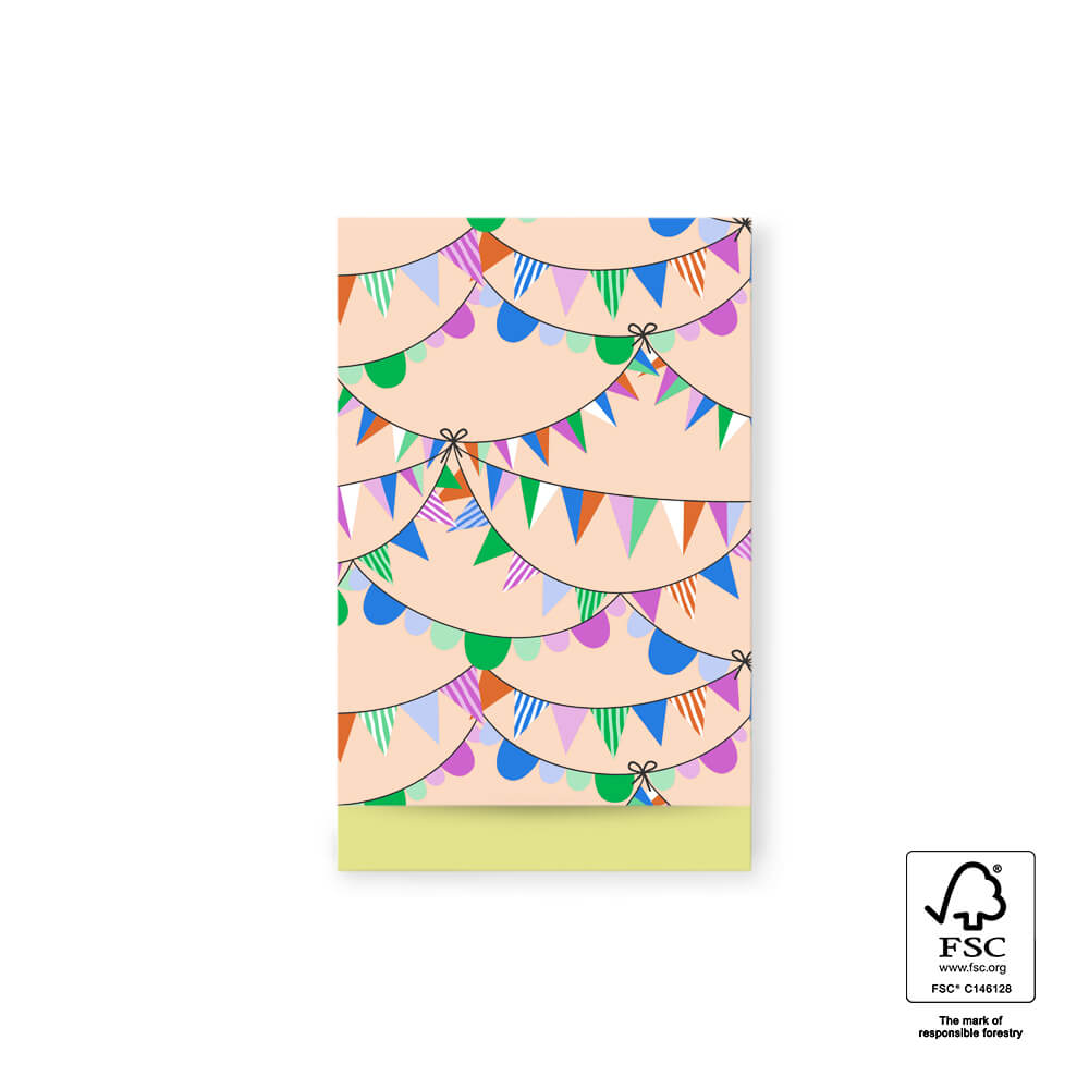 Geschenktüten - Party Guirlande Bright - Yellow - 12 x 19 cm