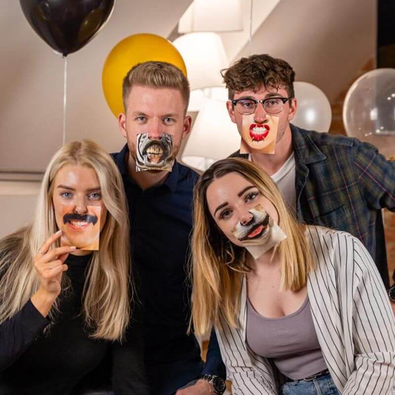 PARTY Fotobox "Funny Faces" Karten-Set