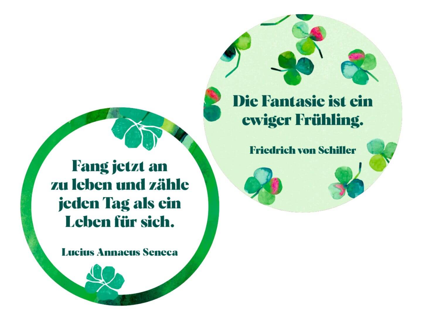 Sprüchedose: Nimm eins! - Glücksmomente für dich (All about green)