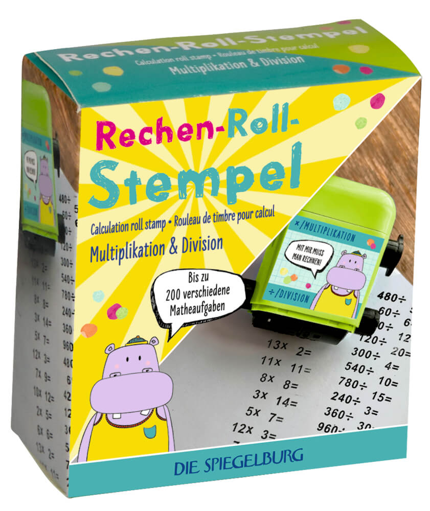 Rechen-Roll-Stempel - Division & Multiplikation Bunte Geschenke
