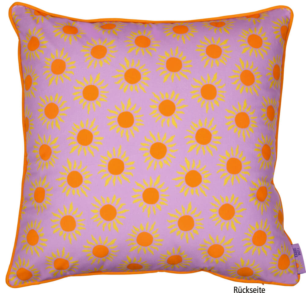 Kissen Streifen - I love Summer (ca. 45x45 cm)