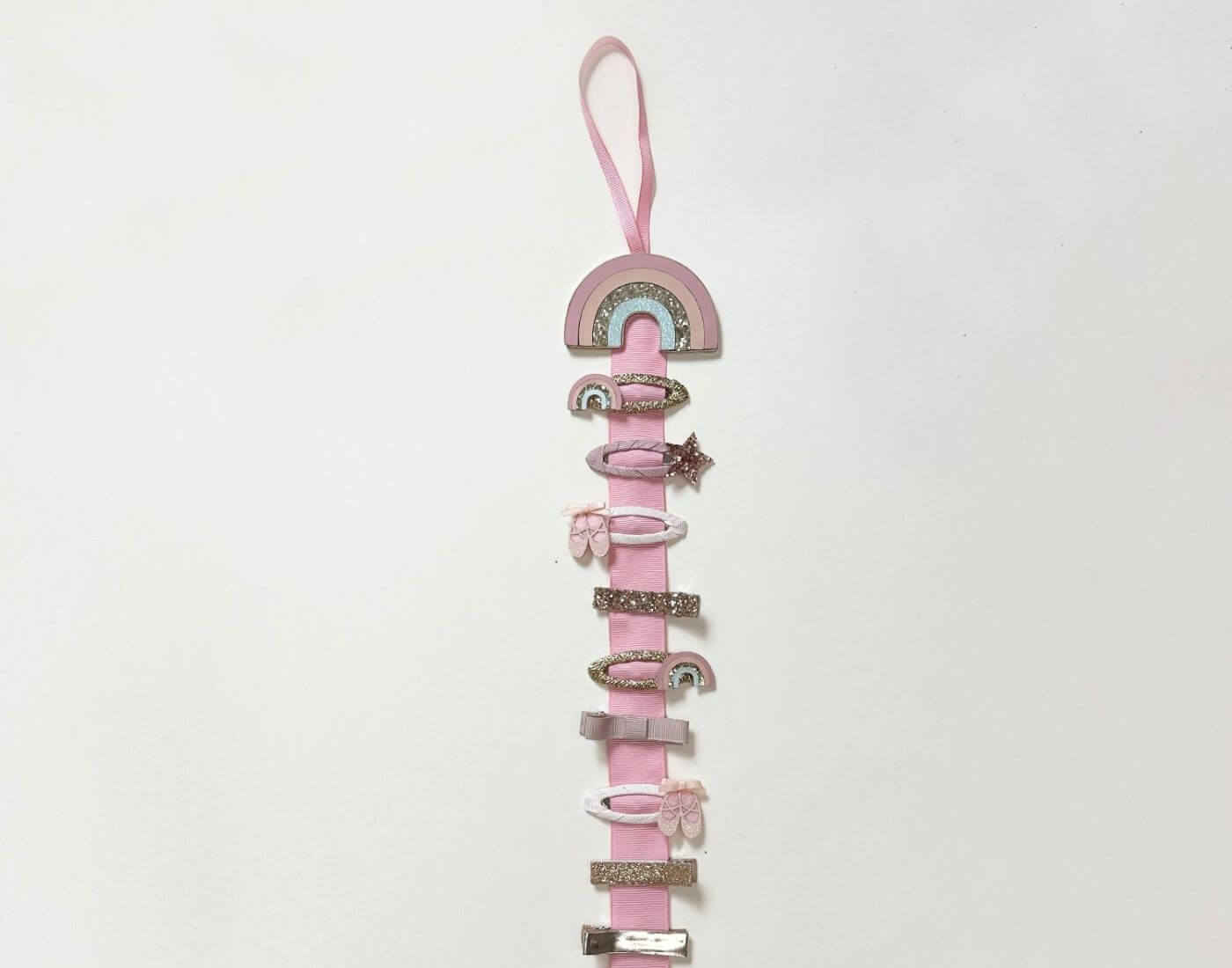 Regenbogen Haarspangen Aufhänger