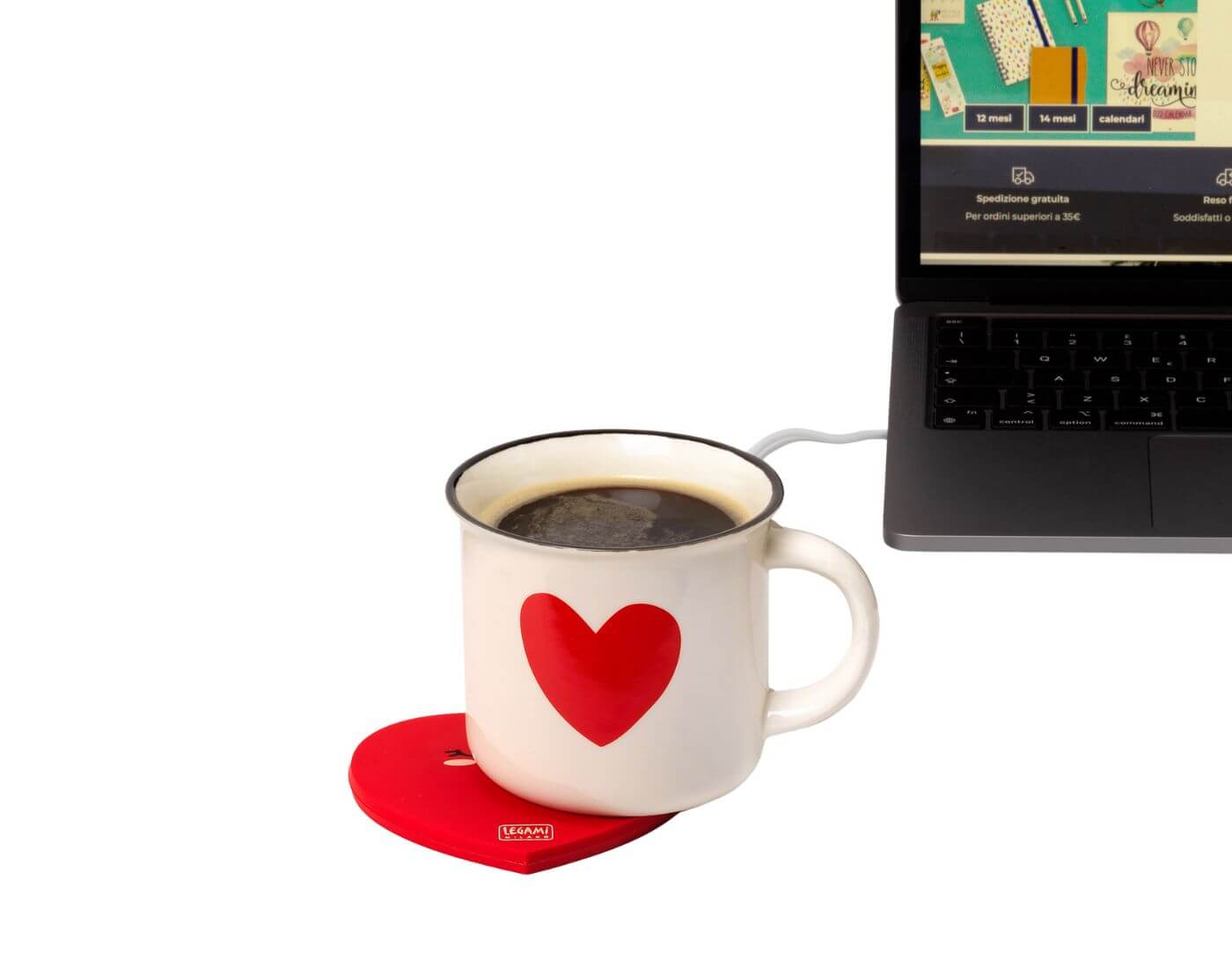 legami-usb-aufwaermer-herz-2-1 USB-Tassenwärmer - Warm It Up - Herz