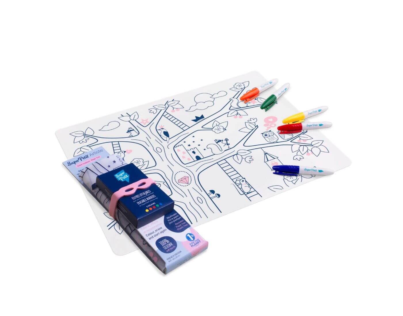 Artist Magic Tree - Tischset zum Ausmalen