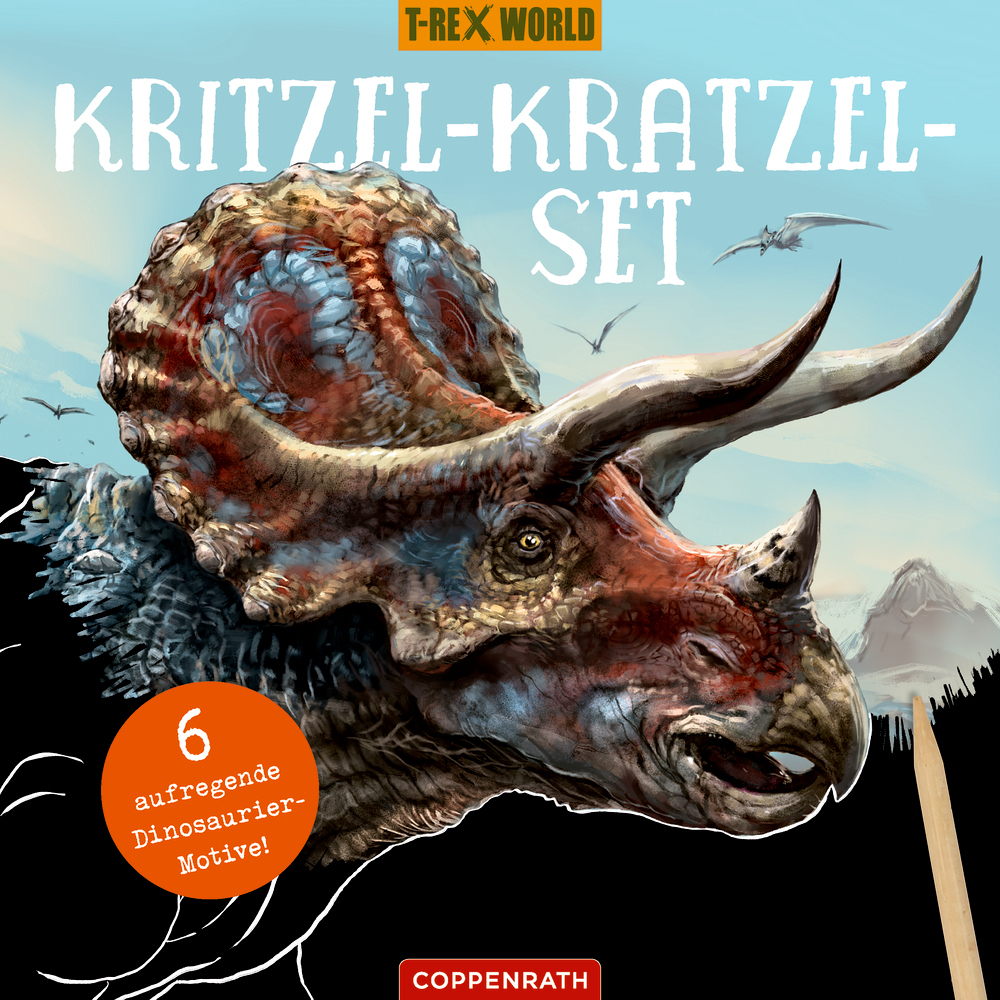 4050003723587 Kritzel-Kratzel-Set (Triceratops) T-Rex World