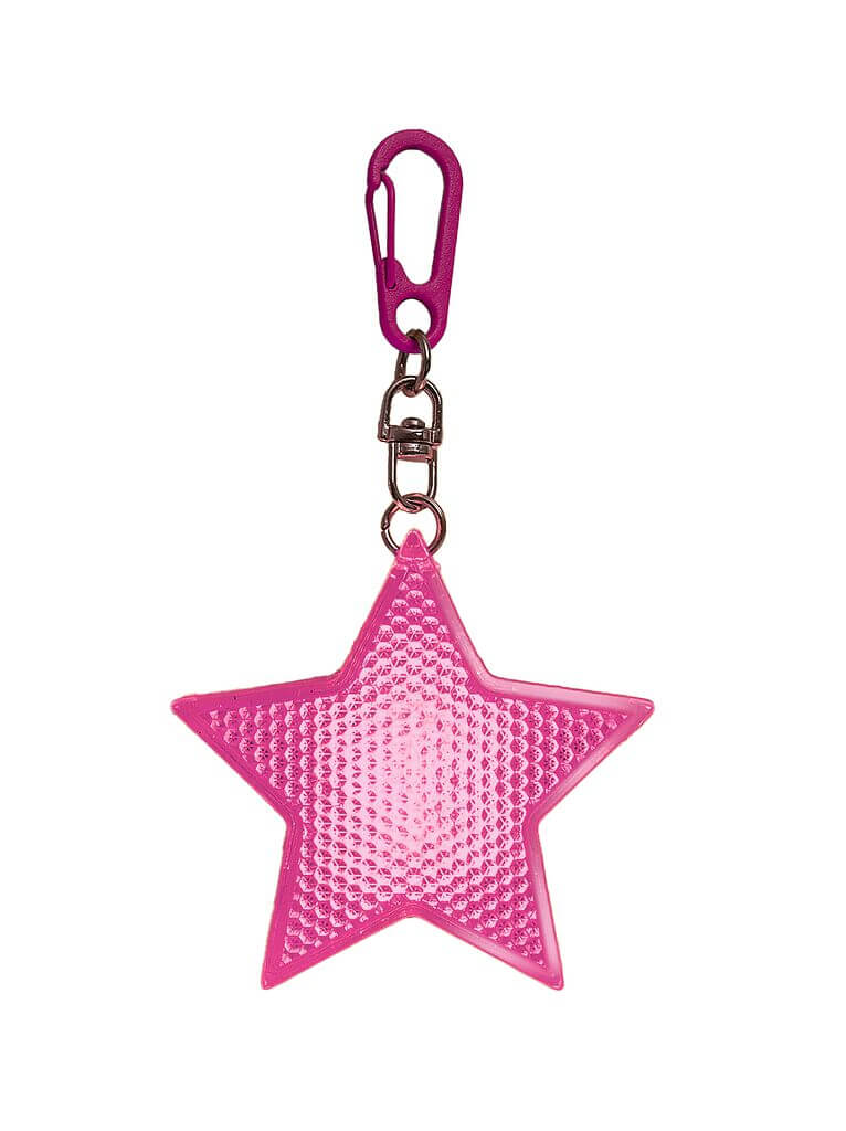 Leuchtender LED-Stern mit Karabiner (einzeln)