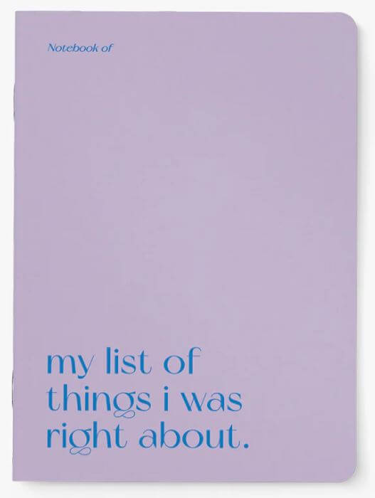 ty3 Notizheft - Right About