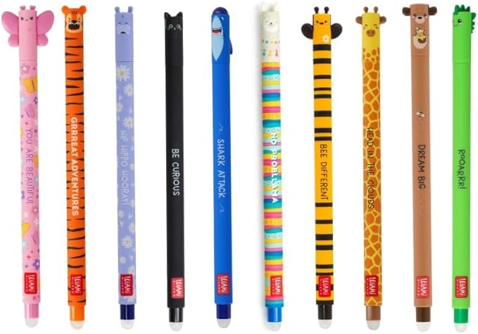 51qLH64-UIL-_AC_SX679_ Legami Bundle - Set mit 10 löschbaren Gelstiften