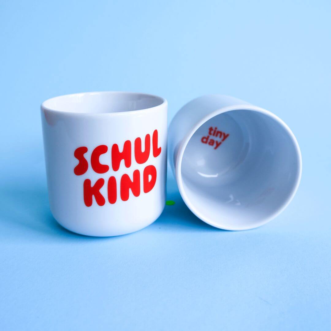 Schulkind Becher - rot