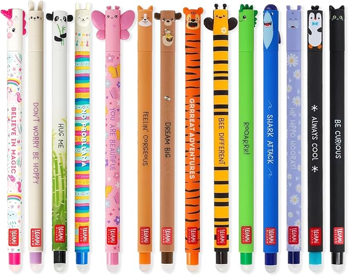 71hNT886m8L-_AC_SX679_ Legami Bundle - Set mit 14 löschbaren Gelstiften