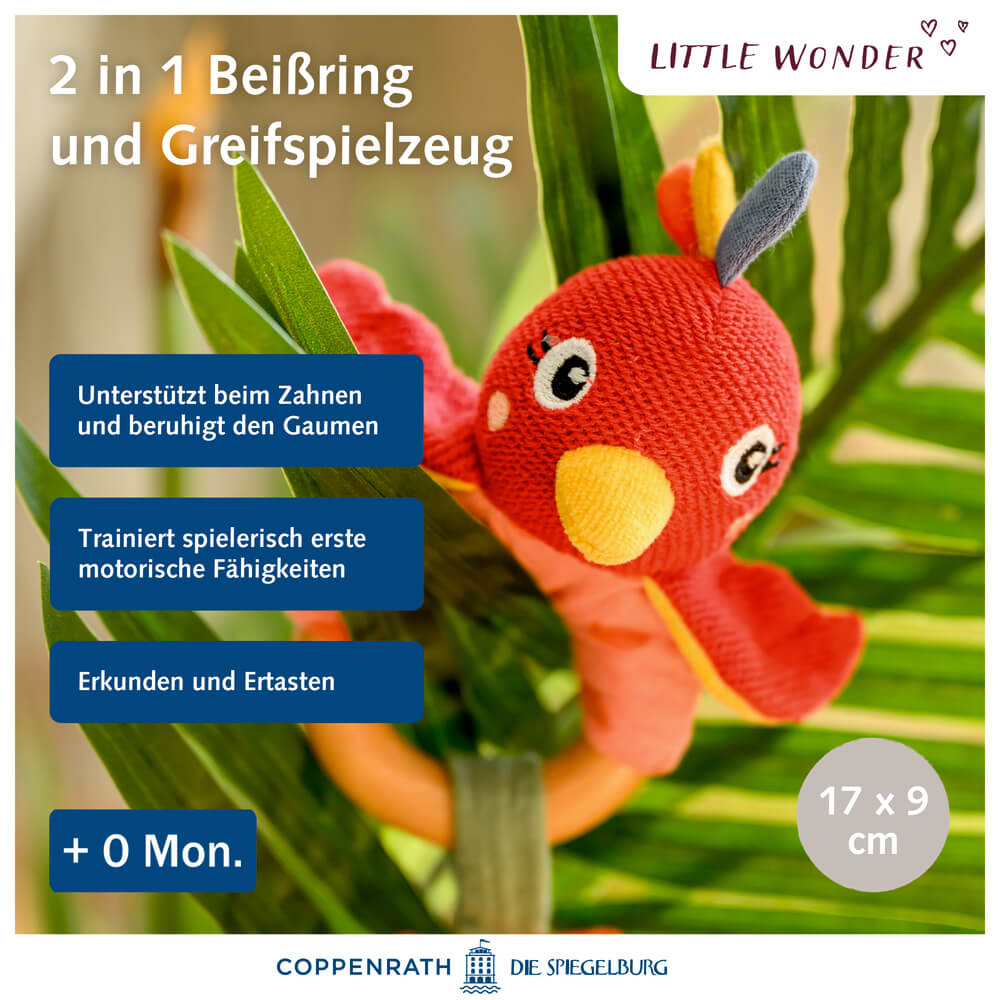 Holz-Ringrassel Paradiesvogel - Little Wonder