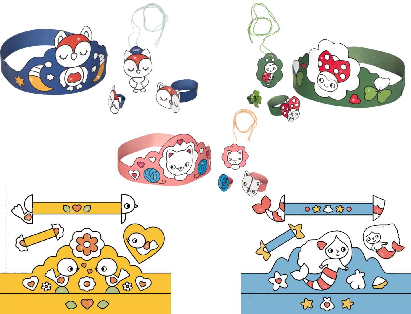 Mein 1.Bastelbuch: Glitzerschmuck aus Papier (Mini-Künstler)