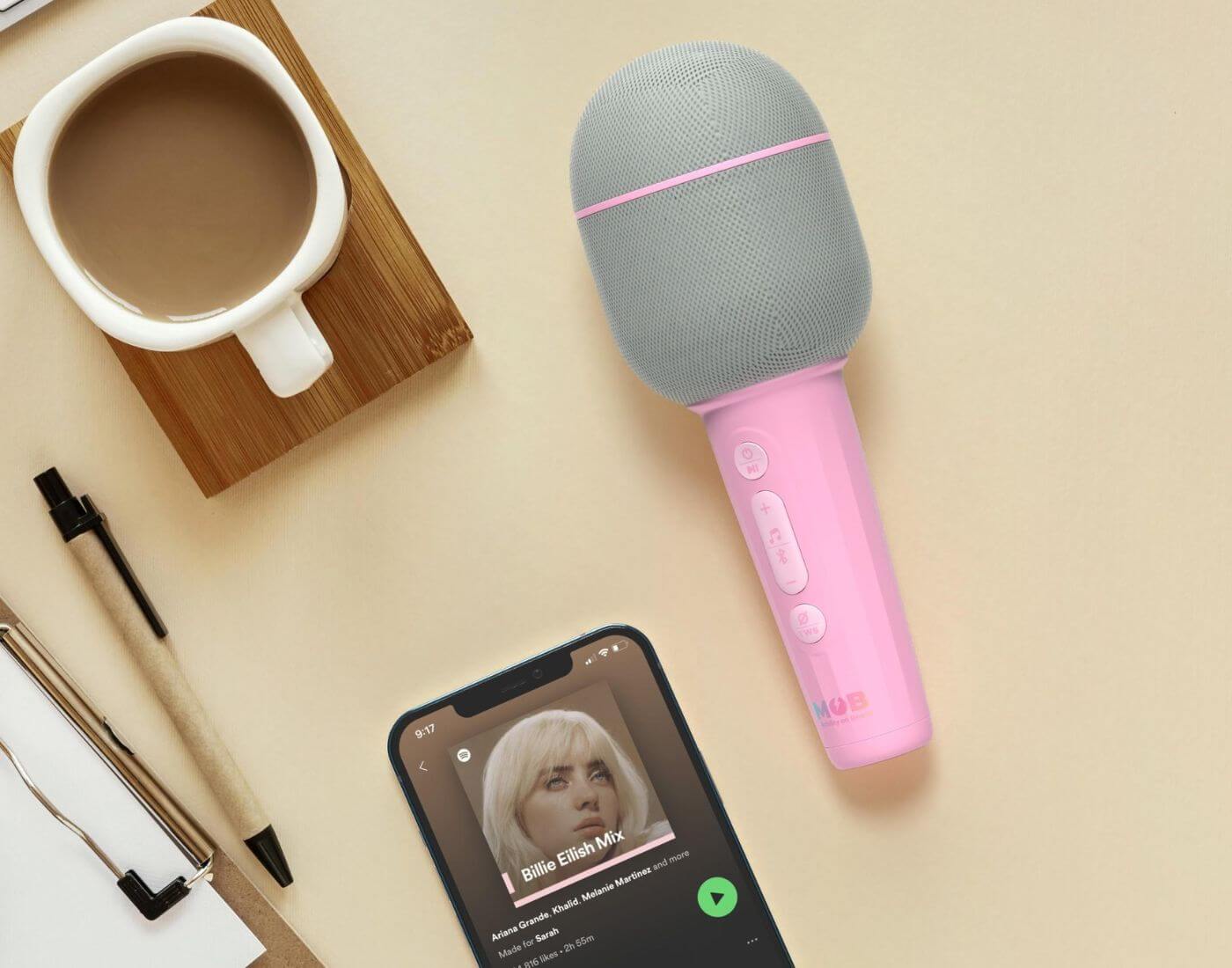 Mikro Groovy Marshmallow -- Karaoke-Mikrofon