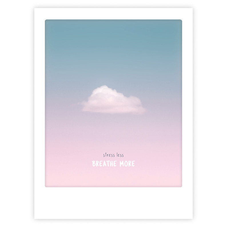 Art Poster Less Stress