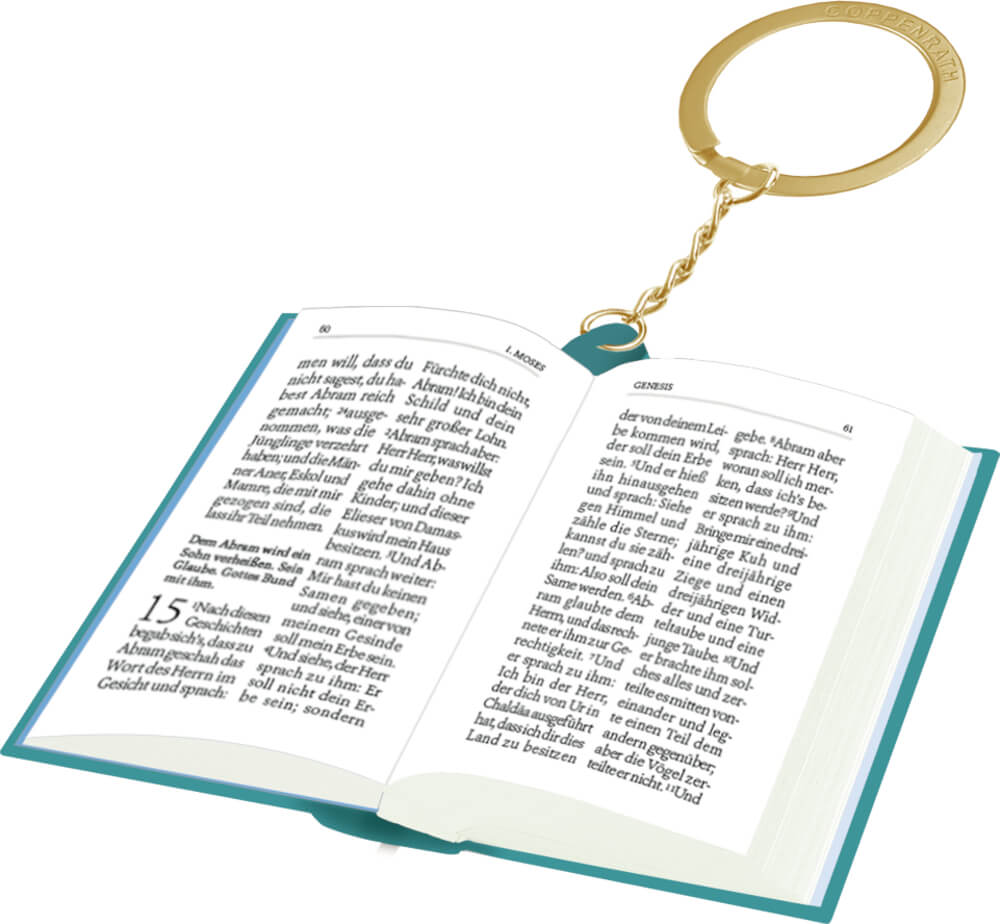4050003954424_3-1 Schlüsselanhänger Bibel to go - Regenbogenfarben (einzeln)