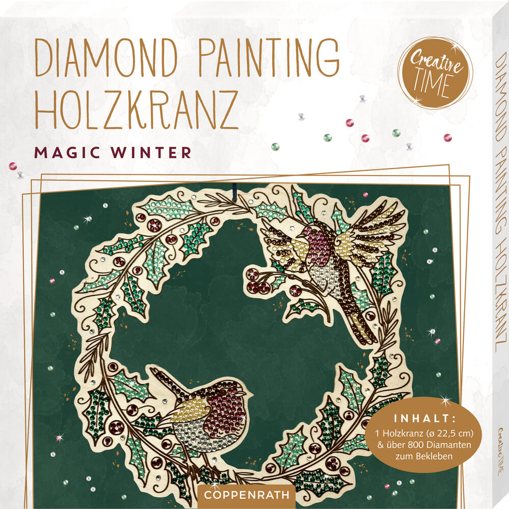 Diamond Painting Holzkranz: Magic Winter (Creative Time) Diamond Painting Holzkranz: Magic Winter (Creative Time)