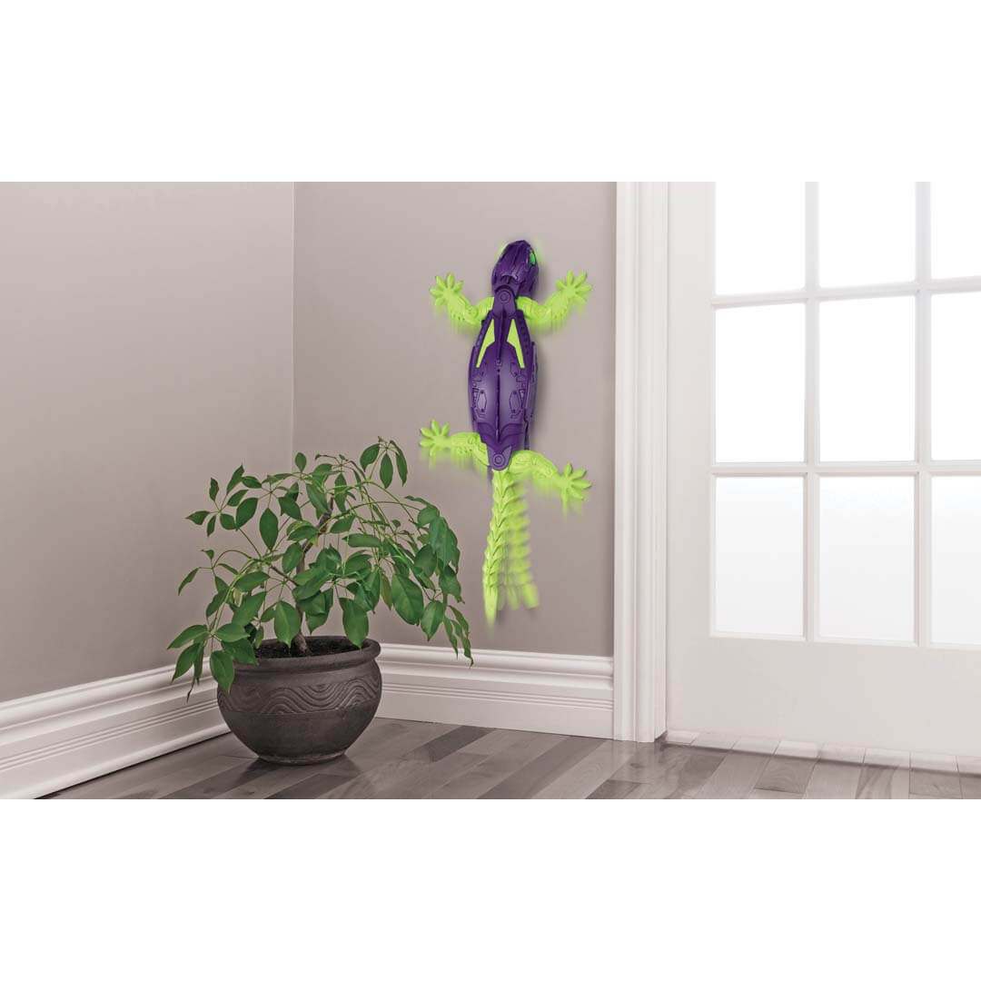 HEX BOTS Wall Crawler Gecko RC - Glow in the Dark