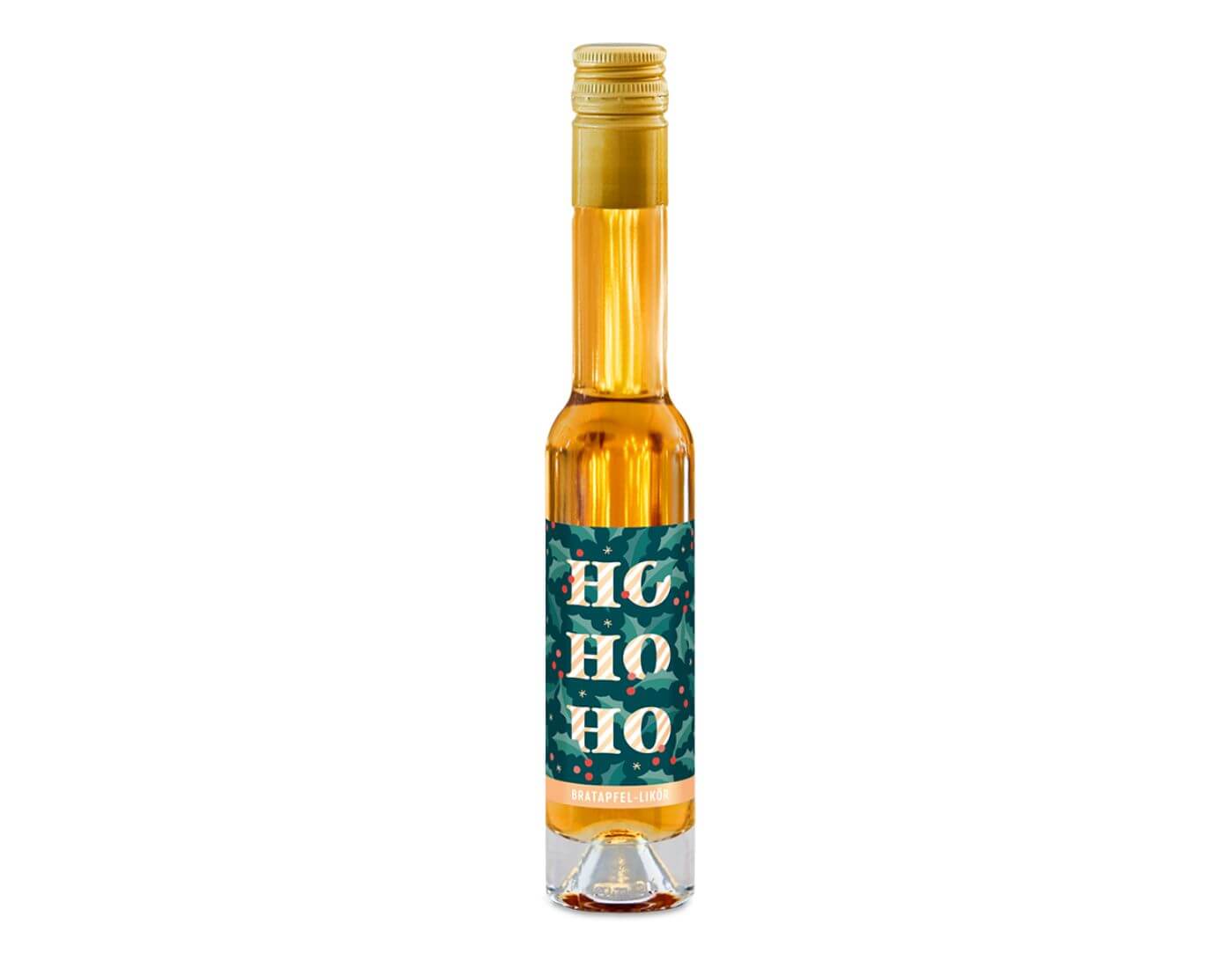 Bratapfel-Likör 100ml Weihnachten Ho Ho Ho Bratapfel-Likör 100ml Weihnachten Ho Ho Ho
