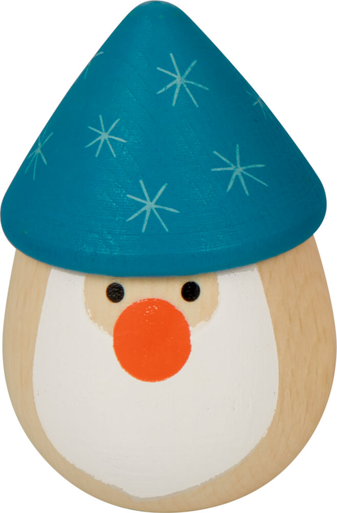 Rassel-Ei Santa - Wintertiere im Weihnachtswald (einzeln) Rassel-Ei Santa - Wintertiere im Weihnachtswald (einzeln)