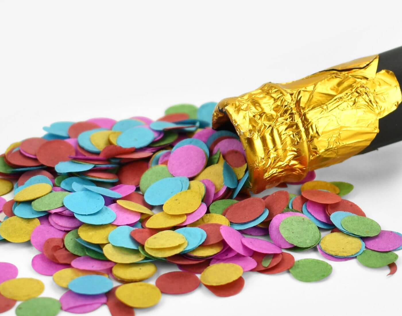 Champagnerflaschen-Konfettikanone