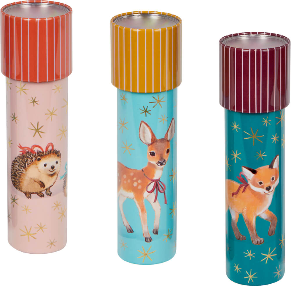 Kaleidoskop - Wintertiere im Weihnachtswald (einzeln)