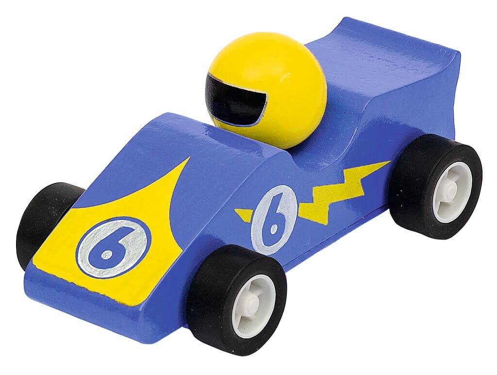 Kleine Rennwagen mit Rückziehmotor (einzeln)