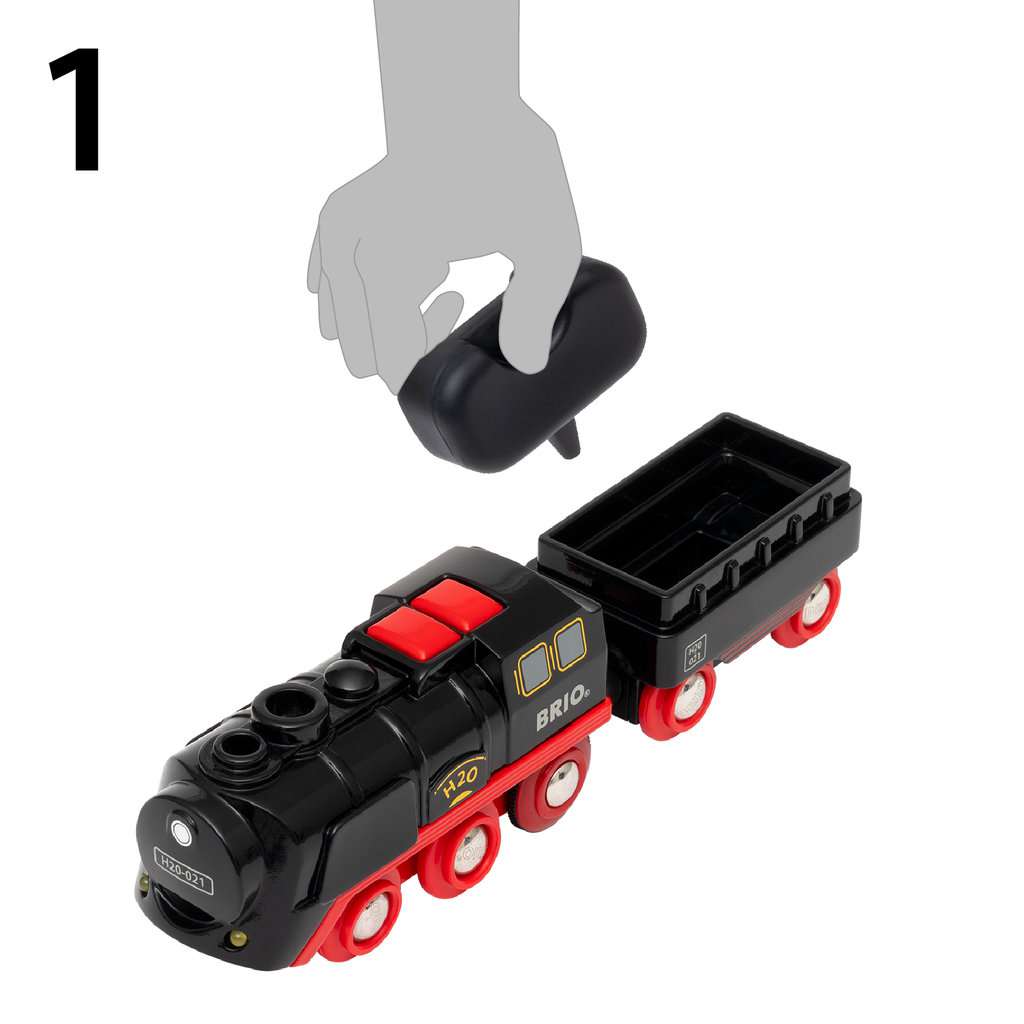 63601400_9 BRIO Batterie-Dampflok Weihnachts-Set